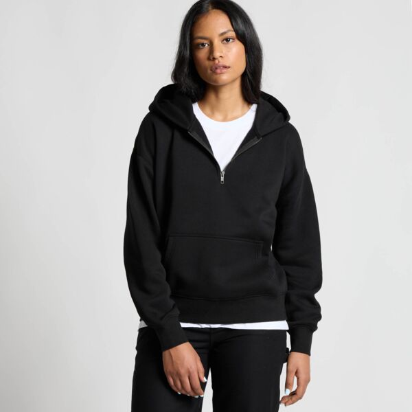 AS Colour Womens Relax Half Zip Hood Thumbnail